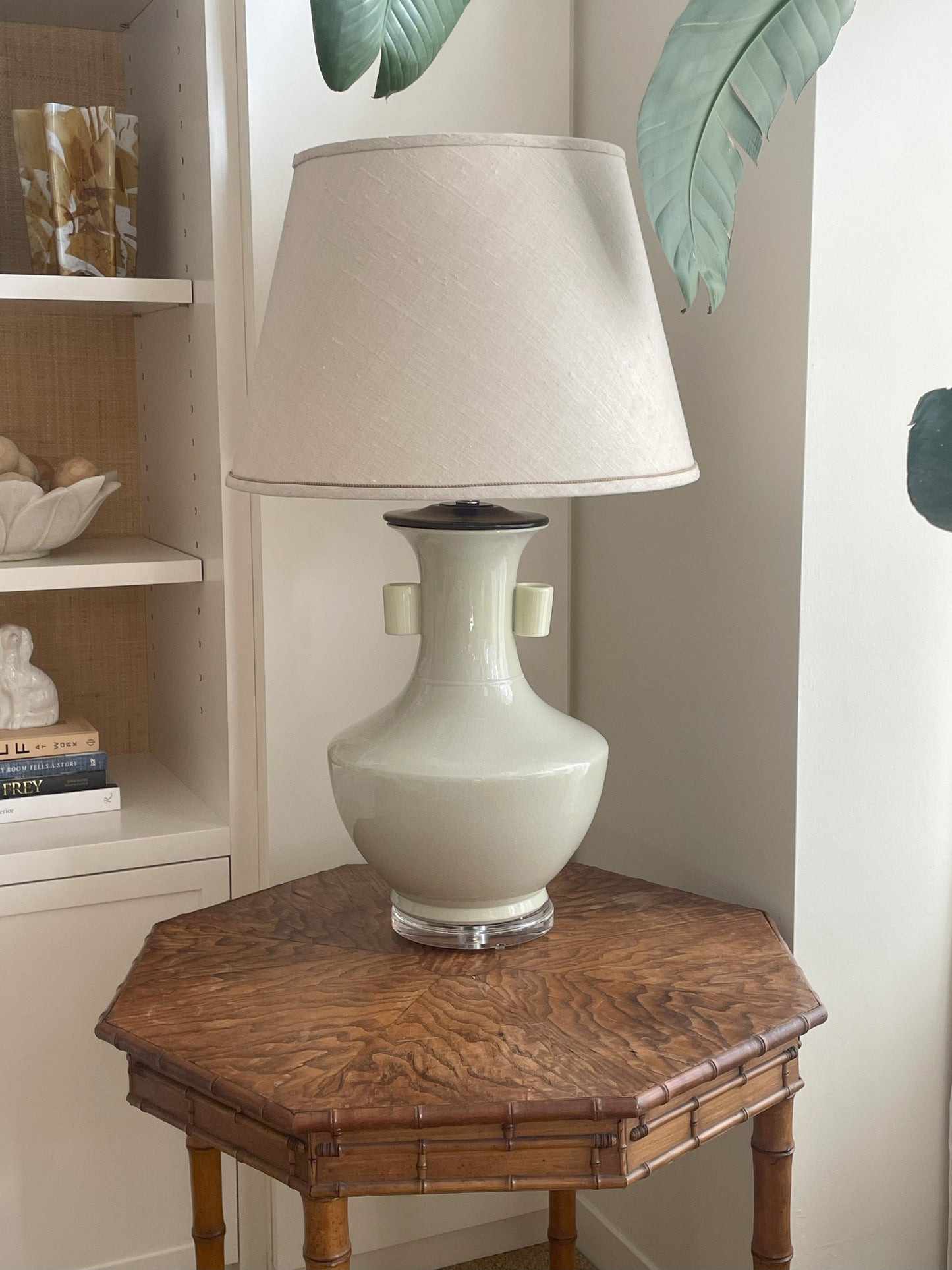 Classic - Champagne Crackle glaze with Bamboo Handle