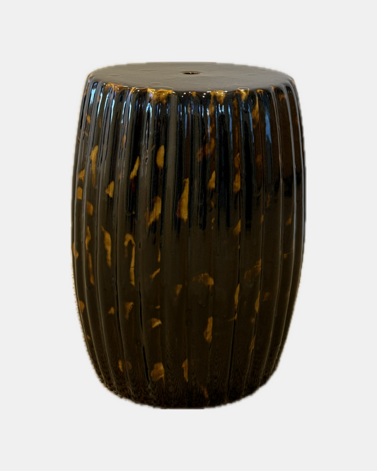 Limited Edition Ceramic Stool - Tortoiseshell