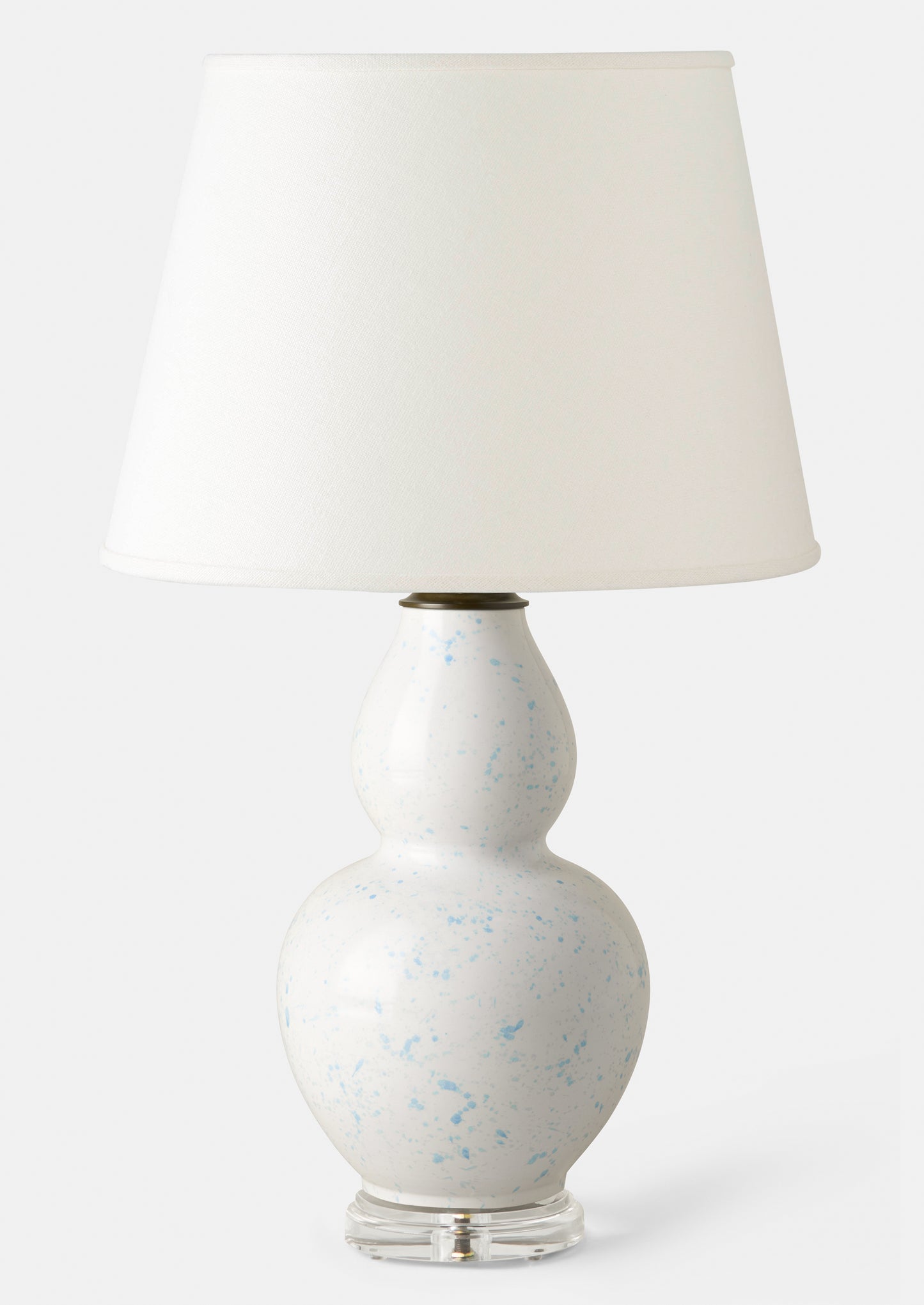Classic - Light Blue Speckle Large Double Gourd